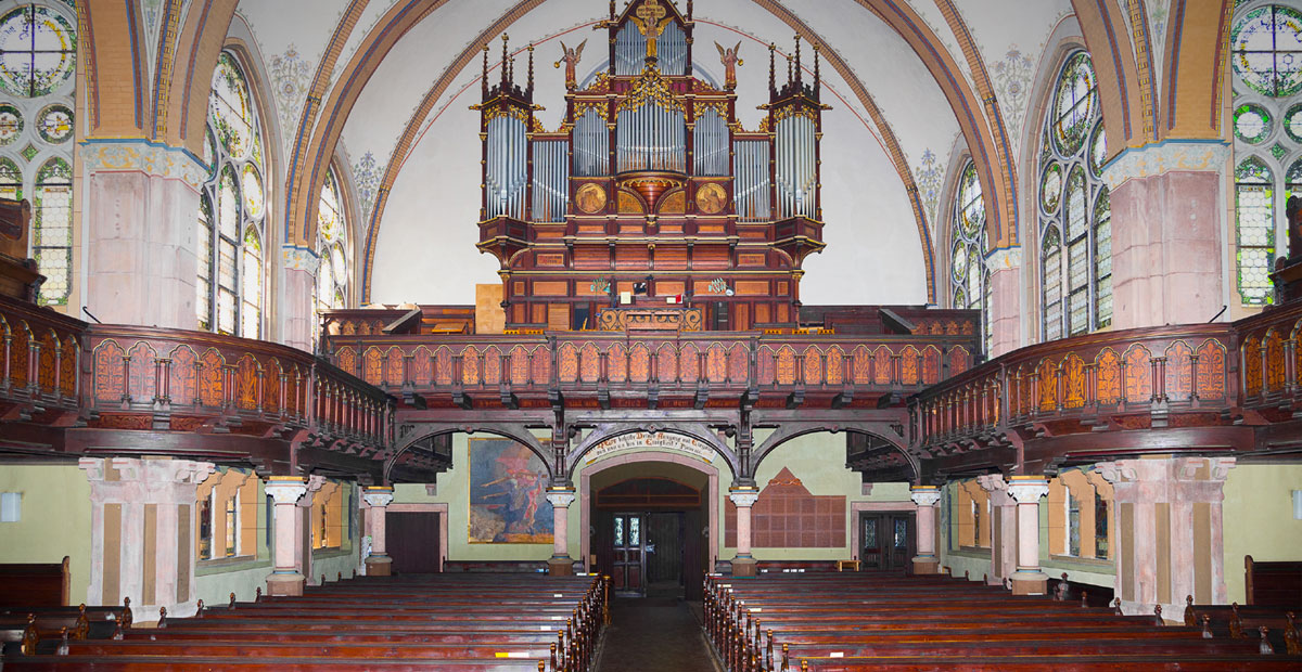 Orgel in der Johanneskirche in Meißen-Cölln