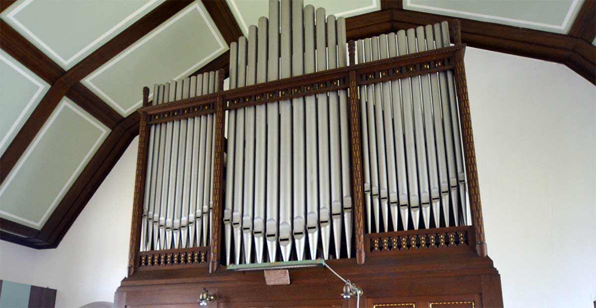 Eule-Orgel von 1911 in der Kreuzkirche Chemnitz-Klaffenbach