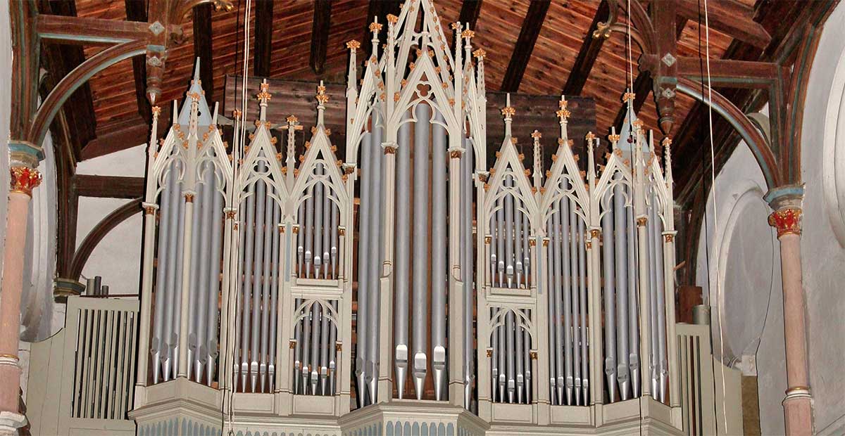 Böttcher/Troch-Orgel von 1878 in St. Marien Haldensleben (Evangelische Kirche in Mitteldeutschland)