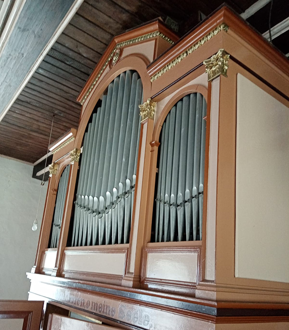 Voigt-Orgel (1882) in der Dorfkirche Rochau (Sachsen-Anhalt)