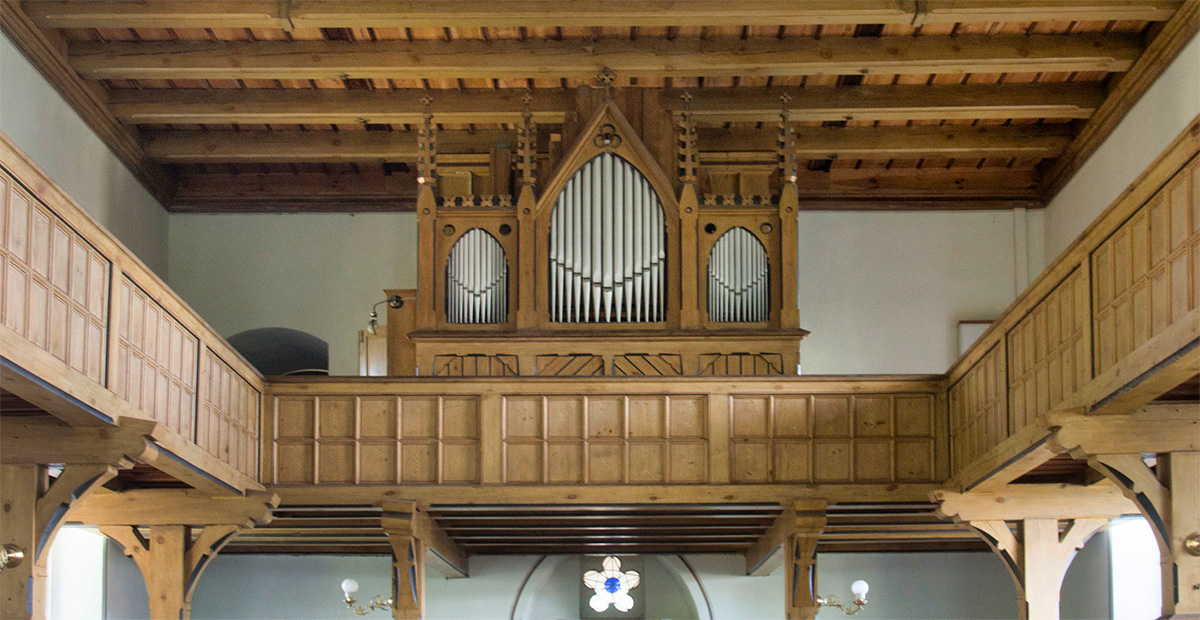 Remler-Orgel von 1887 in der Dorfkirche Parstein (Brandenburg)