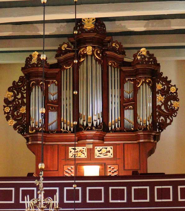Müller/Rohlfs-Orgel (1799) in der Bonifatiuskirche Grossheide-Arle (Niedersachsen)