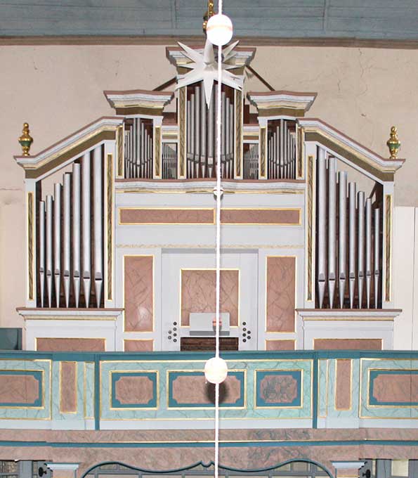 Gerhard-Orgel von 1777 in St. Laufrentius zu Donndorf/Roßleben-Wiehe (Thüringen)