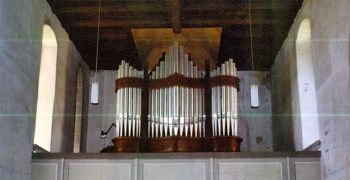 Rühlmann-Orgel (1902) in der Kreuzkirche St. Nikolai zu Pegau-Kitzen (Sachsen)