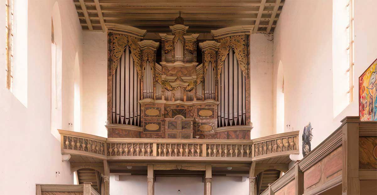 Eifert-Orgel (1888) in St. Marien Laucha (Sachsen-Anhalt)