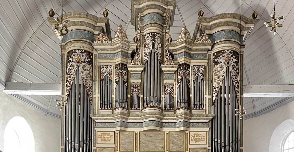 Compenius/Voigt/Kühn Orgel (1665) in der Marienkirche Artern (Thüringen)