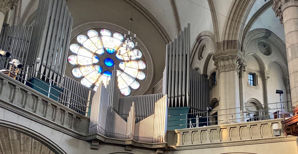 Steinmeyer-Orgel von 1932 in de Lukaskirche München (Bayern)